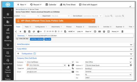 You can fine-tune the schedule to fit your needs, making it so that the information reports back more frequently if needed. . Connectwise automate event logs
